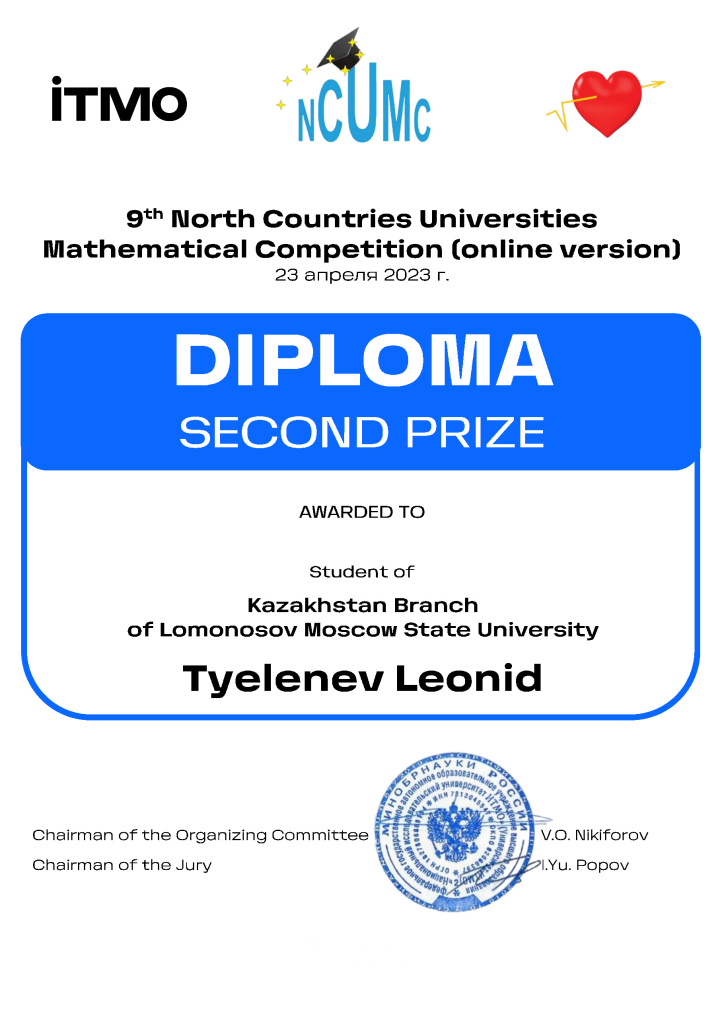 DIPLOMA II - Tyelenev Leonid